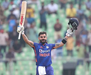 Kohli's 73rd-ton Guides India to Victory in First ODI against Sri Lanka | News Article by The Handicapperchic.com width=